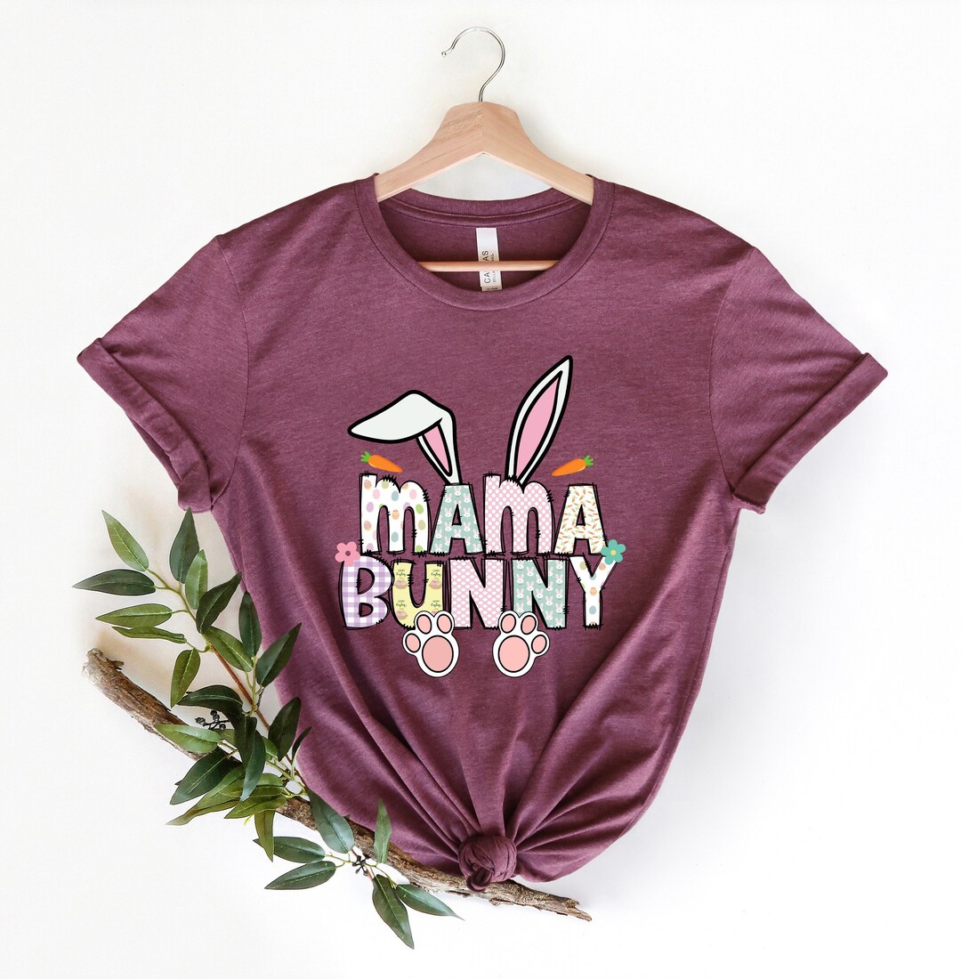 Mama Bunny Shirt,easter Gift for Mom,easter Womens Sweathirt,mama Bunny