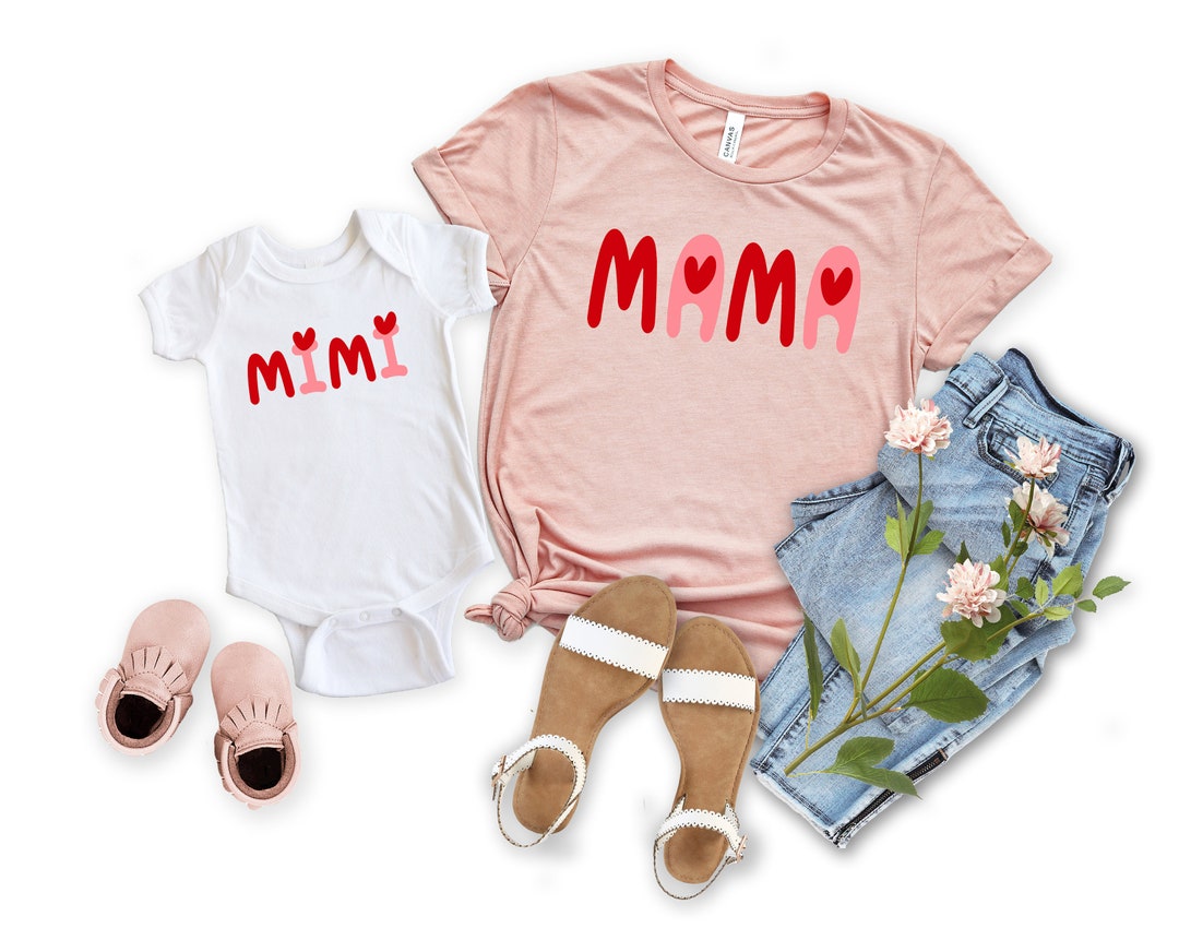 Mama Valentines Shirt,mimi Valentines Shirt,mama's Girl Valentines