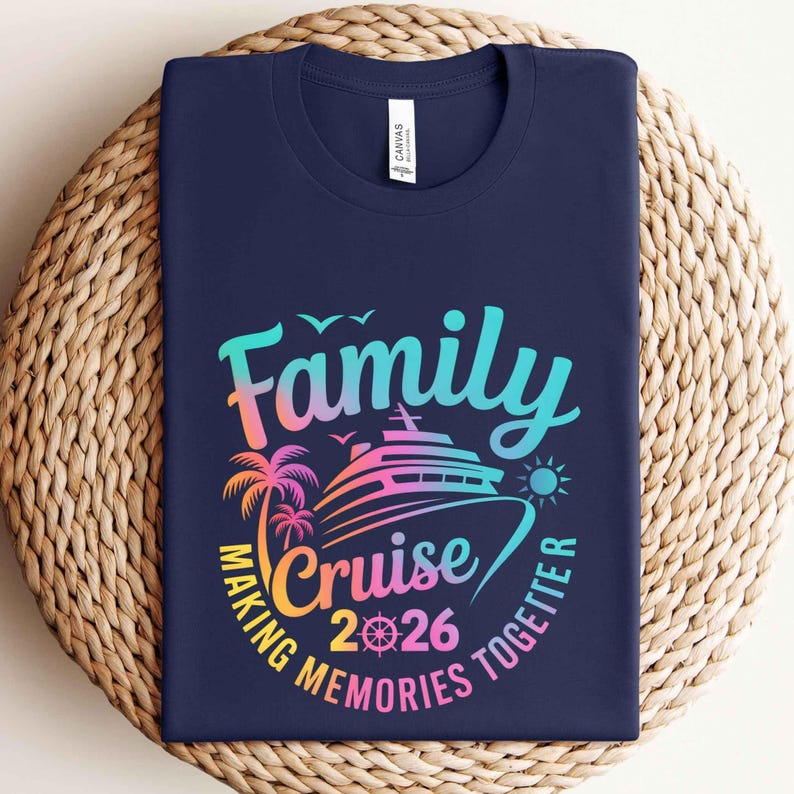 Family Cruise 2026 Shirt – Making Memories Together Tee, Custom Cruise ...