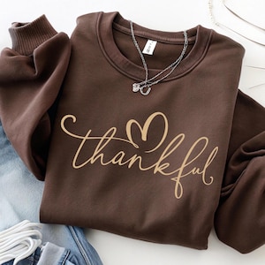 Sudadera de agradecimiento, suéter para amantes de la gratitud, sudadera de Hola Acción de Gracias, sudadera de agradecimiento para mujer, regalo para Acción de Gracias para mujer