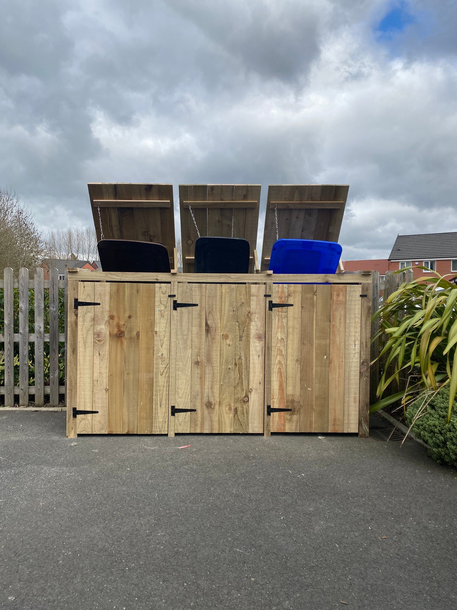 Wheelie bin storage Etsy