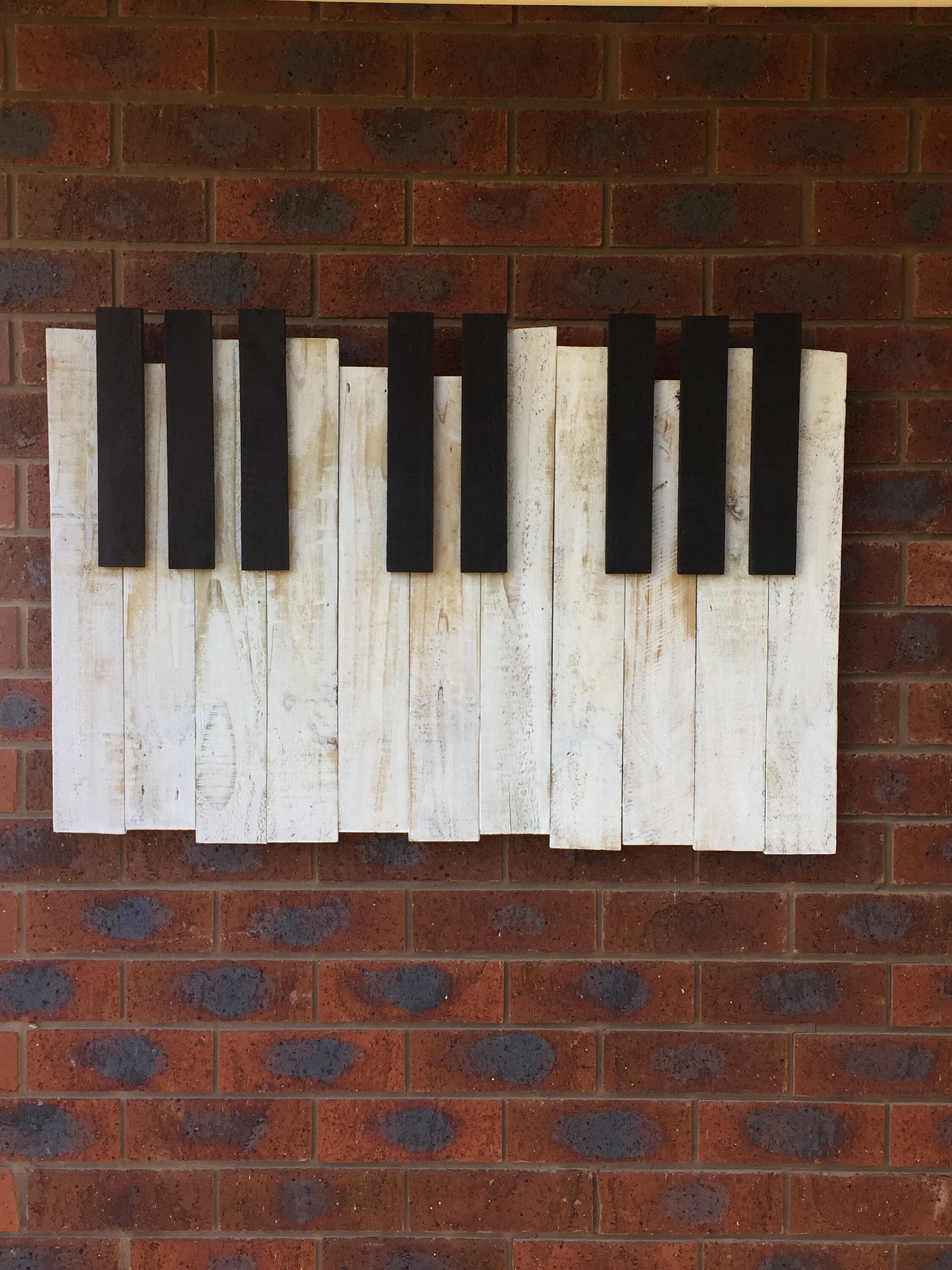 Piano Keyboard Wall Hanging Etsy