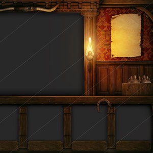 Wild West-Themed TTRPG Livestream Overlay