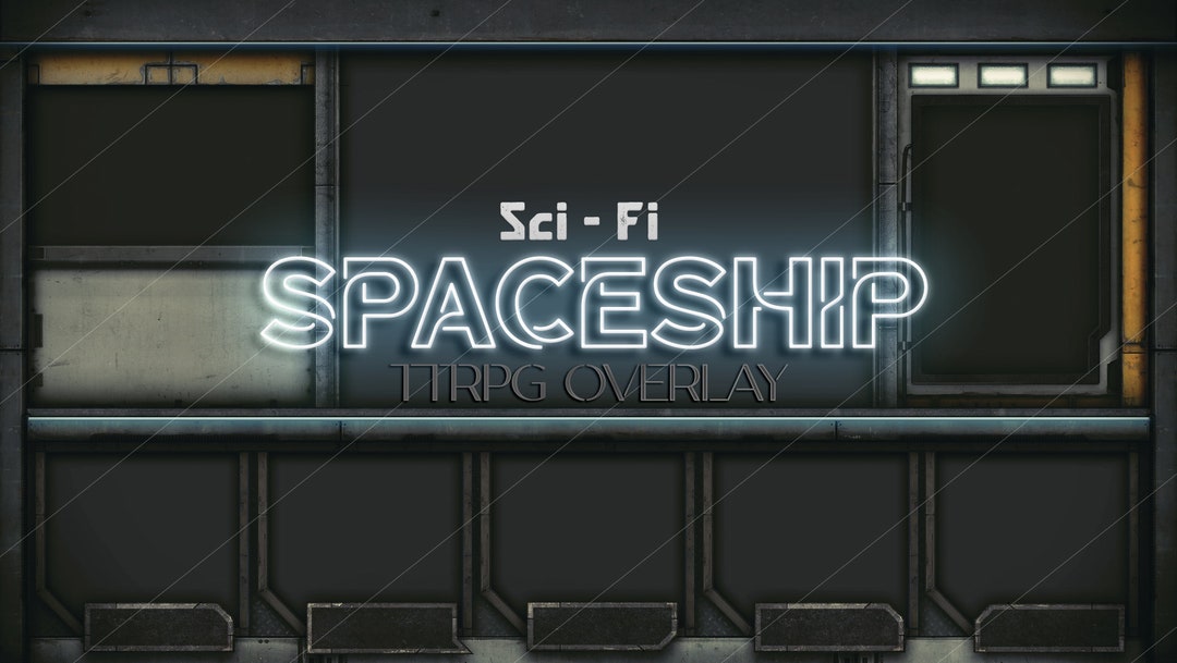 Sci-fi Spaceship TTRPG Overlay - Etsy