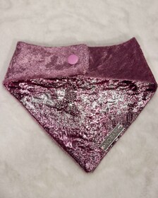 Limited Edition Pink Shiny Metallic Rock Star Scarf Reversible