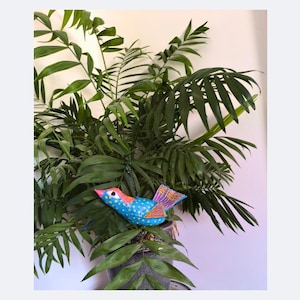 Christmas Ornament- a unique one of kind small bird