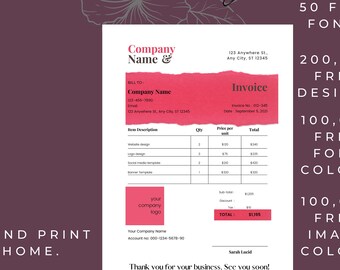 invoice invoice template printable invoice business invoice editable invoice invoice form order form printable template editable template