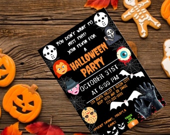 Halloween invitation | Halloween invitation template | Halloween invite | Halloween invitations | Halloween Party | Halloween Birthday