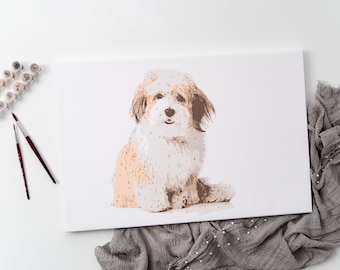 Aangepaste verf op nummer op ingelijst canvas, schilderen op canvas, schilderen van foto, diy craft kit, uniek cadeau, gepersonaliseerde kunstwerken, kunst aan de muur