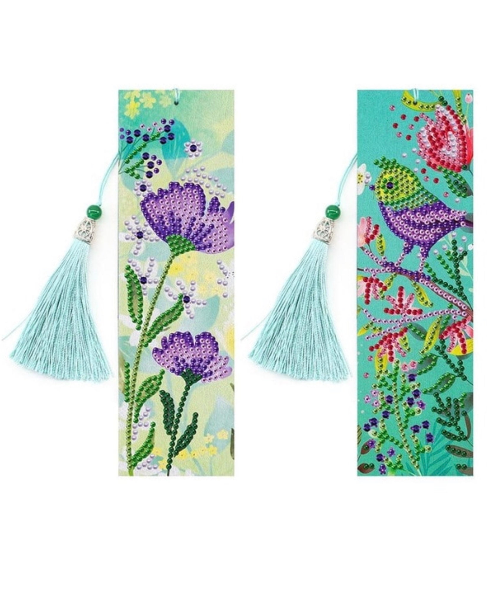 Spring Bookmarks Set of 2 Diamond Painting Kit Etsy