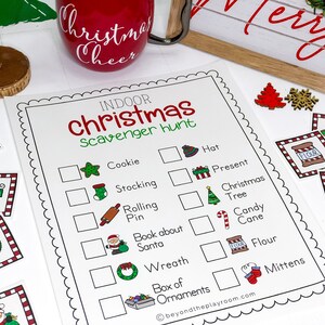 Christmas Scavenger Hunt, Christmas Printable for Kids, Christmas Activity for Kids, Preschool Christmas, Homeschool Christmas