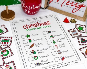 Christmas Scavenger Hunt, Christmas Printable for Kids, Christmas Activity for Kids, Preschool Christmas, Homeschool Christmas