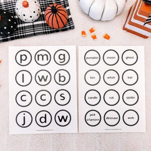 Halloween Matching Game Printable Preschool &amp; Kindergarten | Etsy