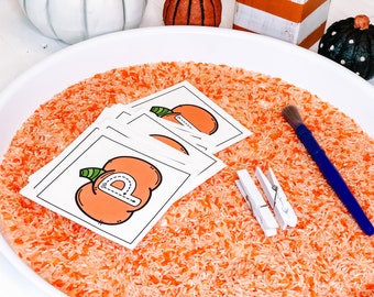 Pumpkin Alphabet Tracing Cards | Printable | Number Writing | Preschool | Kindergarten | Homeschool