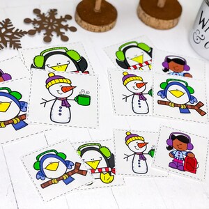 Sort by Size, Winter Printable Activity for Kids, Sorting Game, Sorting Printable, Early Math, Homeschool Printable, Preschool Printable