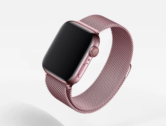 Milanaise Bracelet for Apple Watch 1 2 3 4 5 6 and SE in Rose | Etsy  Australia