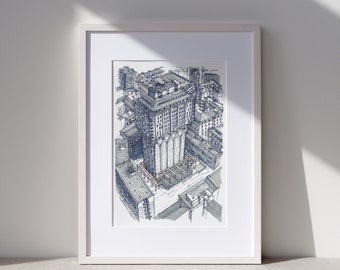 Torre Velasca - Milano - Stampa autografata