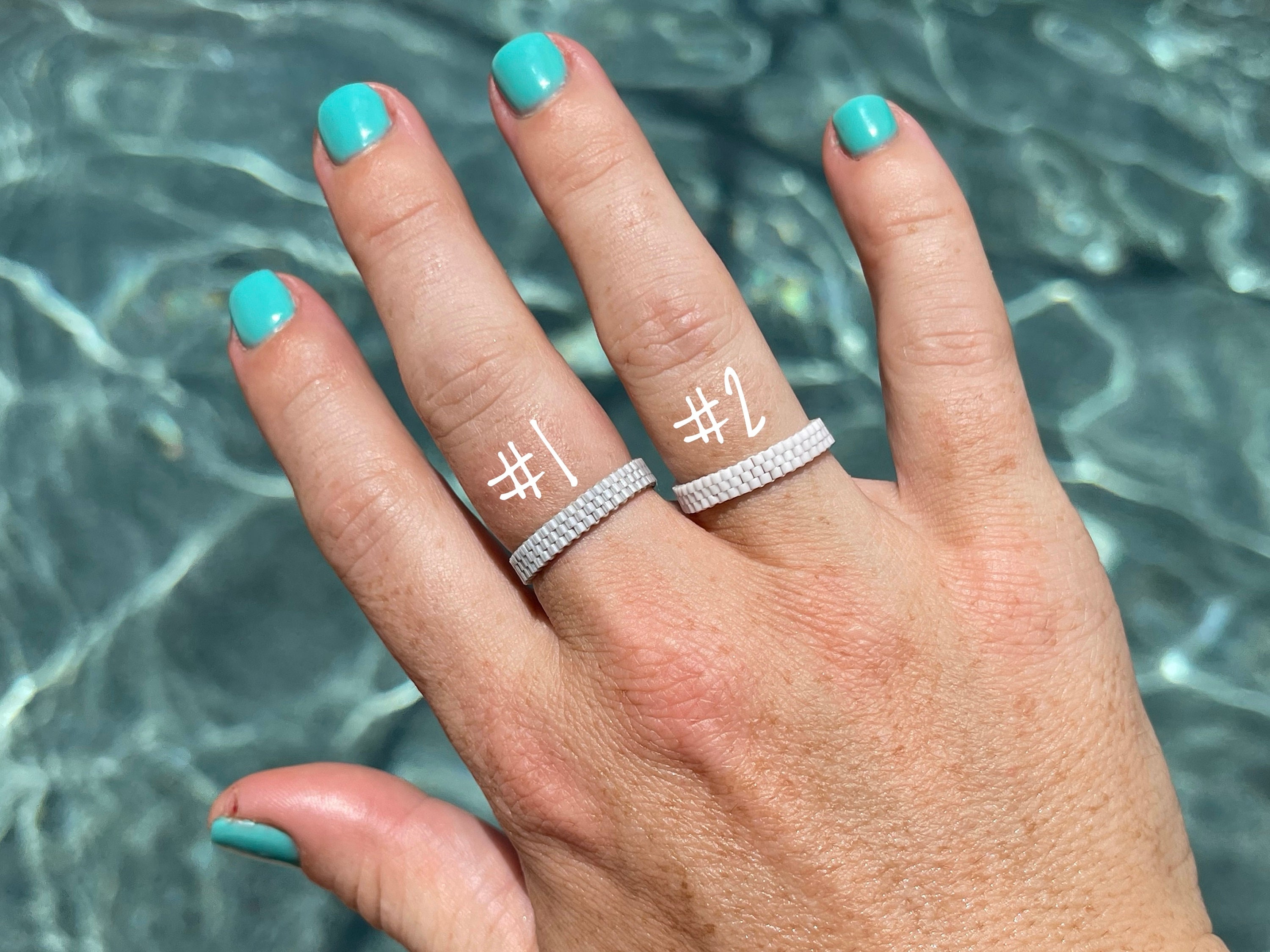 【MEJURI】一生物〇Beaded Ring14K〇重ねずけにマストな1点〇3色 MEJURI】一生物〇Beaded Ring14K〇重ねずけにマストな1点〇