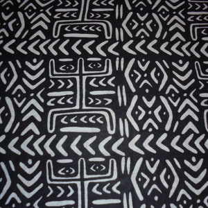 Wax fabric 49 cm x 55 cm