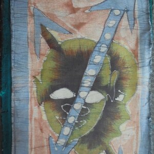 African village scenes on canvas painting PHOTO 6