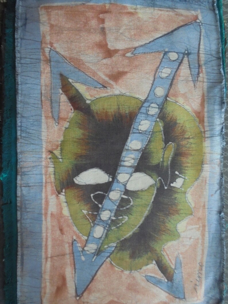 African village scenes on canvas painting PHOTO 6