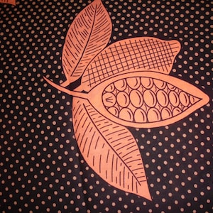 Wax fabric 45 cm X 115 cm