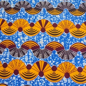 Wax cotton ankara fabric