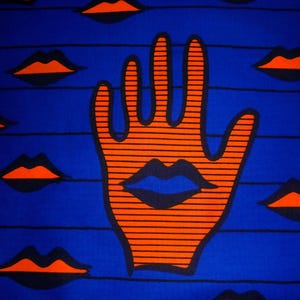 wax fabric 45 cm x 115 cm