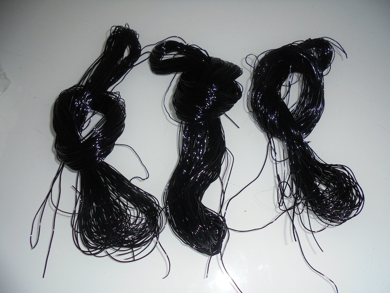 fil AFRO à tresser tissage nylon rubber hair image 1