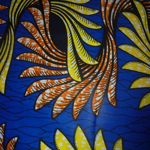 Wax fabric 45 cm x 115 cm