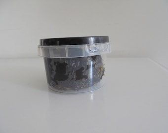 traditional black soap with olive oil extracts