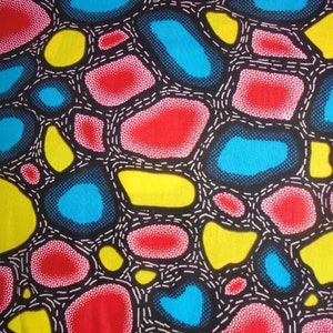 Wax fabric 45 cm x 115 cm