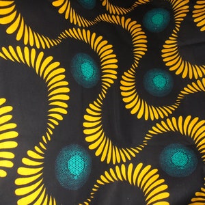 Wax fabric 45 cm x 115 cm
