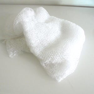 Red de baño con esponja africana exfoliante suave para niños Sapo