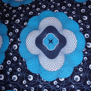 wax fabric 45 cm x 115 cm