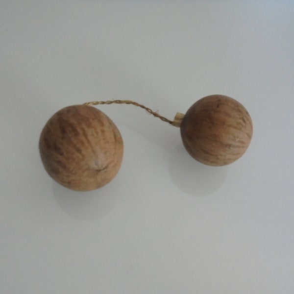 double rattle gourds african toy