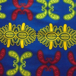 Wax fabric 45 cm x 115 cm