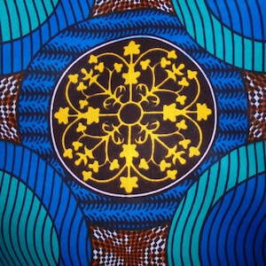 Wax fabric 45 cm x 115 cm
