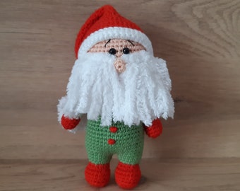 crochet poupée gnome de Noël, poupée elfes de Noël, poupée gnome, gnome amigurumi, poupée du Père Noël, décor de Noël, ornements de Noël