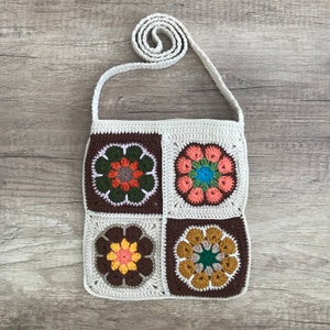 granny square bag, crochet afghan bag, crochet patchwork bag, mother&#39;s day gift, knit crossbody bag, bag, handmade bag, gift for her