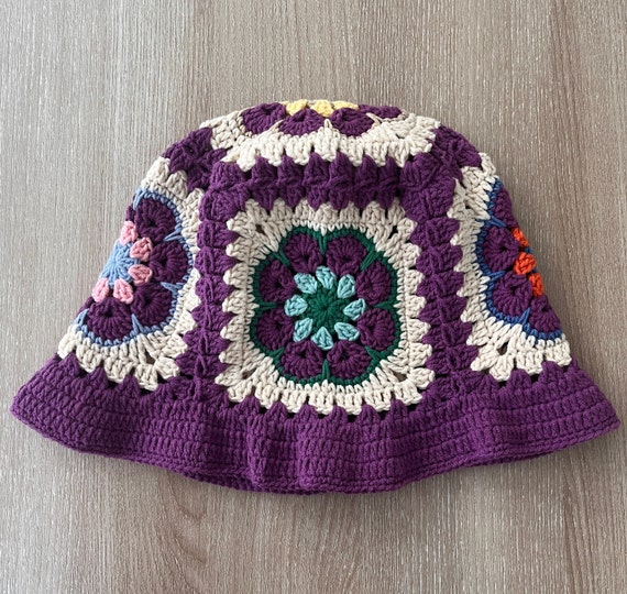 Purple Wool Felted Handmade Grandma Bucket Hat Handmade Felted Wool Bucket Hat, 1920s Style - Etsy main image 4
