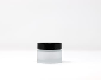Frosted Glass Jar 1 oz 30 ml
