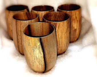 Handmade Wooden Coffee Cup, Coffee Tea Mug, Wooden Coffee & Tea Cup