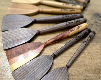 Handmade Wooden Cooking Spatula – Personalized