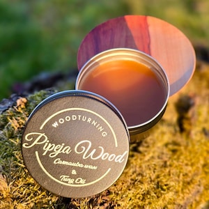 Natural Wood Wax: Tung Oil & Carnauba Finish, Wood Conditioner