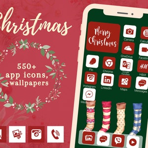 iOS Icon Pack Christmas | 550+ Icons and Wallpapers