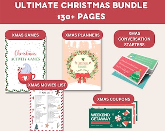 Ultimate Christmas Bundle | Christmas Games | Christmas Planner | Christmas Printables  – DIGITAL DOWNLOAD
