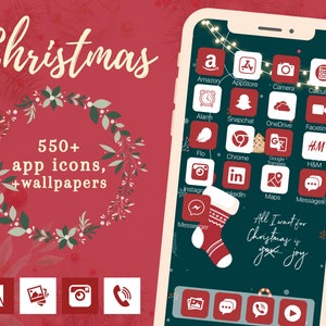 iOS Icon Pack Christmas | 1000+ Icons and Wallpapers