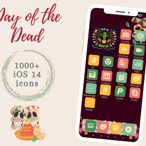 iOS Day of the Dead Icon Pack  | 1000+ Icons and Wallpapers