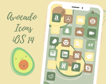Ios Avocado Icons Pack 1100 Icons and Wallpapers - Etsy Ios Avocado Icons Pack 1100 Icons and Wallpapers - Etsy